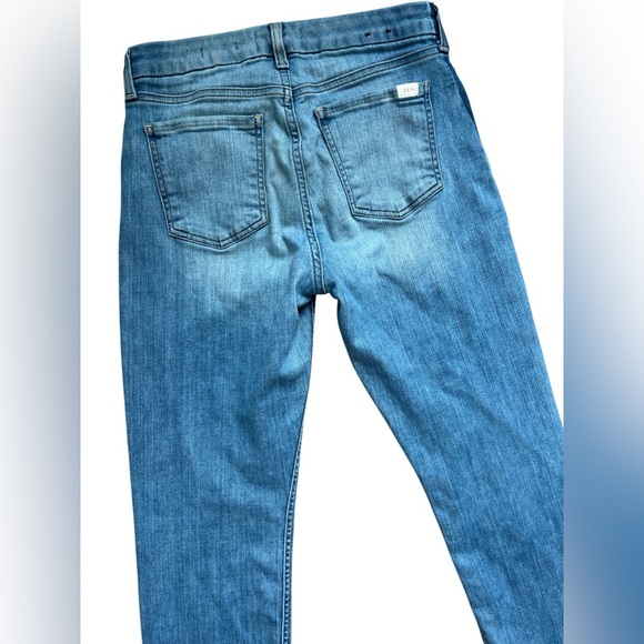 7 for all Mankind Jen7 Ankle Straight 2-Toned Jeans Size 6 - Picture 4 of 7